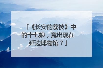 《长安的荔枝》中的十七娘，竟出现在延边博物馆？