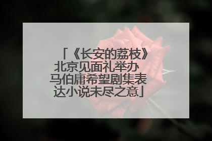 《长安的荔枝》北京见面礼举办 马伯庸希望剧集表达小说未尽之意