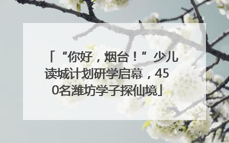 “你好，烟台！”少儿读城计划研学启幕，450名潍坊学子探仙境
