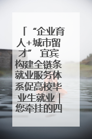 “企业育人+城市留才” 宜宾构建全链条就业服务体系促高校毕业生就业｜您牵挂的四川