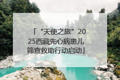“天使之旅”2025西藏先心病患儿筛查救助行动启动