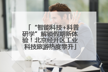 “智能科技+科普研学”解锁假期新体验！北京经开区工业科技旅游热度攀升