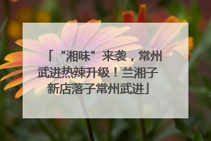 “湘味”来袭，常州武进热辣升级！兰湘子新店落子常州武进