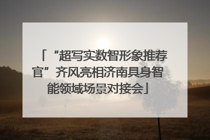 “超写实数智形象推荐官”齐风亮相济南具身智能领域场景对接会
