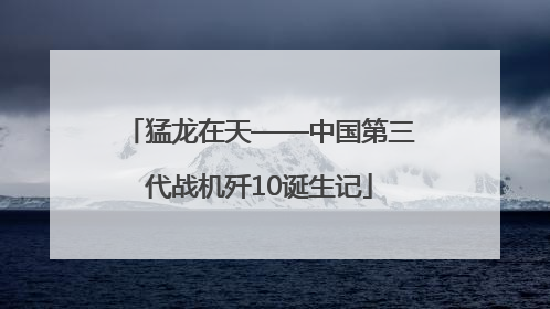 猛龙在天——中国第三代战机歼10诞生记