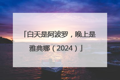 白天是阿波罗，晚上是雅典娜（2024）