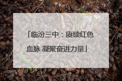 临汾三中：赓续红色血脉 凝聚奋进力量