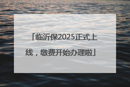 临沂保2025正式上线，缴费开始办理啦
