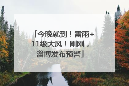 今晚就到！雷雨+11级大风！刚刚，淄博发布预警