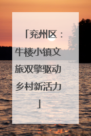 兖州区：牛楼小镇文旅双擎驱动乡村新活力