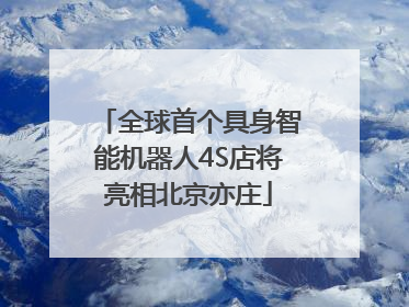 全球首个具身智能机器人4S店将亮相北京亦庄