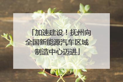 加速建设！抚州向全国新能源汽车区域制造中心迈进