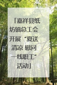 嘉祥县纸坊镇总工会开展“夏送清凉 慰问一线职工”活动