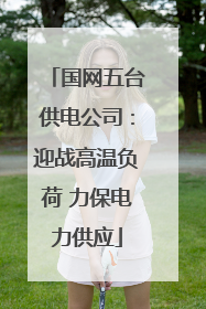 国网五台供电公司：迎战高温负荷 力保电力供应