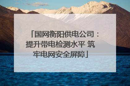 国网衡阳供电公司：提升带电检测水平 筑牢电网安全屏障