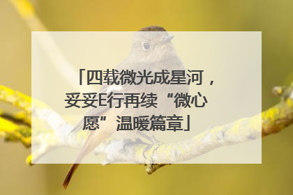 四载微光成星河，妥妥E行再续“微心愿”温暖篇章