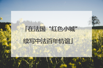 在法国“红色小城”续写中法百年情谊