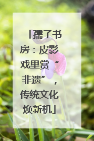 孺子书房：皮影戏里赏“非遗”，传统文化焕新机