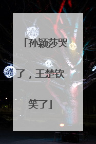孙颖莎哭了，王楚钦笑了