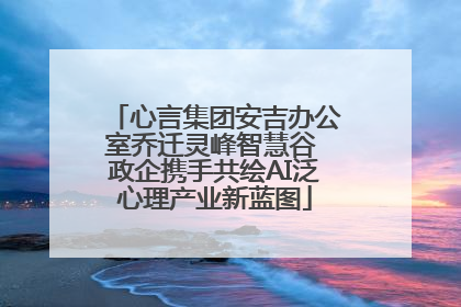 心言集团安吉办公室乔迁灵峰智慧谷 政企携手共绘AI泛心理产业新蓝图