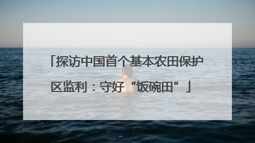 探访中国首个基本农田保护区监利：守好“饭碗田”