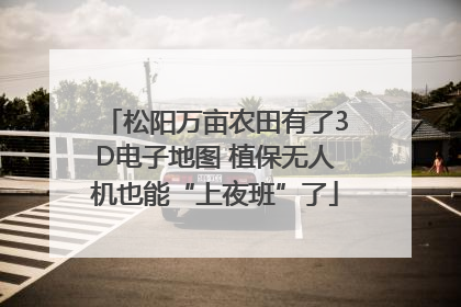 松阳万亩农田有了3D电子地图 植保无人机也能“上夜班”了
