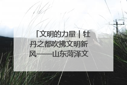 文明的力量｜牡丹之都吹拂文明新风——山东菏泽文明创建一线见闻