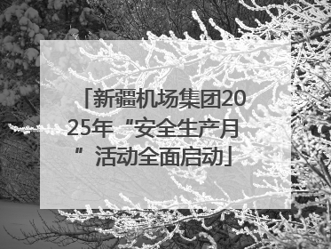 新疆机场集团2025年“安全生产月”活动全面启动
