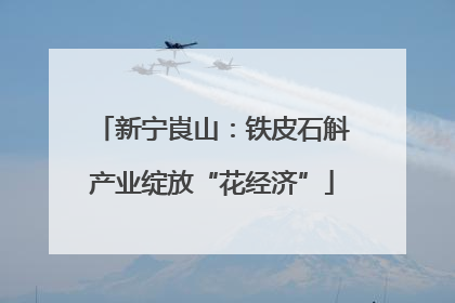 新宁崀山：铁皮石斛产业绽放“花经济”