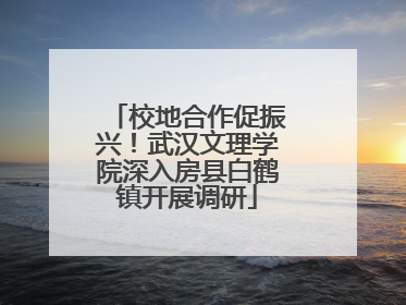 校地合作促振兴！武汉文理学院深入房县白鹤镇开展调研
