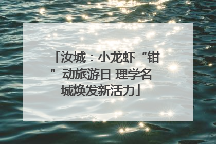 汝城：小龙虾“钳”动旅游日 理学名城焕发新活力
