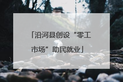 沿河县创设“零工市场”助民就业