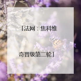 法网：焦科维奇晋级第二轮
