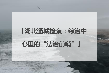 湖北通城检察：综治中心里的“法治前哨”
