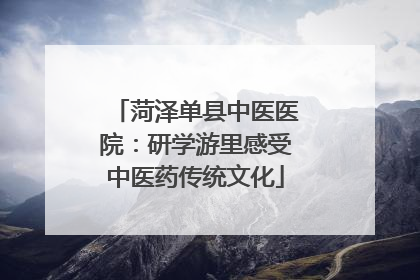 菏泽单县中医医院：研学游里感受中医药传统文化