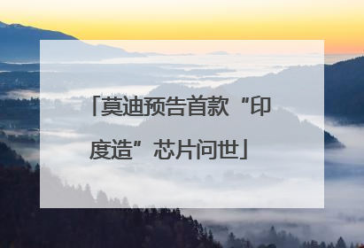 莫迪预告首款“印度造”芯片问世