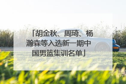 胡金秋、周琦、杨瀚森等入选新一期中国男篮集训名单