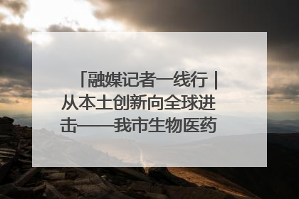 融媒记者一线行｜从本土创新向全球进击——我市生物医药产业破茧突围