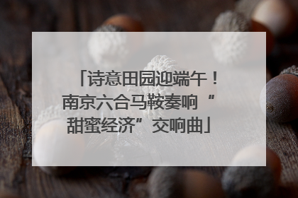 诗意田园迎端午！南京六合马鞍奏响“甜蜜经济”交响曲
