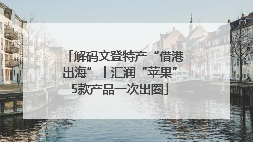 解码文登特产“借港出海”丨汇润“苹果”5款产品一次出圈