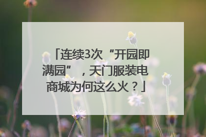 连续3次“开园即满园”，天门服装电商城为何这么火？