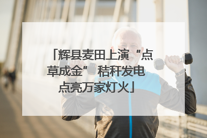 辉县麦田上演“点草成金” 秸秆发电点亮万家灯火