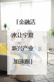 金融活水让宁夏新兴产业加速跑