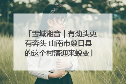雪域湘音｜有劲头更有奔头 山南市桑日县的这个村落迎来蜕变