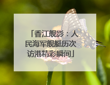香江舰影：人民海军舰艇历次访港精彩瞬间