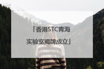 香港STC青海实验室揭牌成立