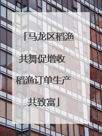 马龙区稻渔共舞促增收 稻渔订单生产共致富