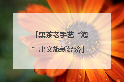 黑茶老手艺“泡”出文旅新经济