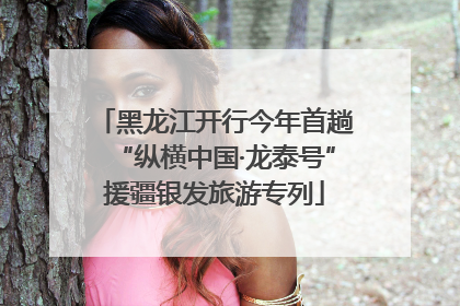 黑龙江开行今年首趟“纵横中国·龙泰号”援疆银发旅游专列