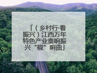 （乡村行·看振兴）江西万年特色产业奏响振兴“椒”响曲